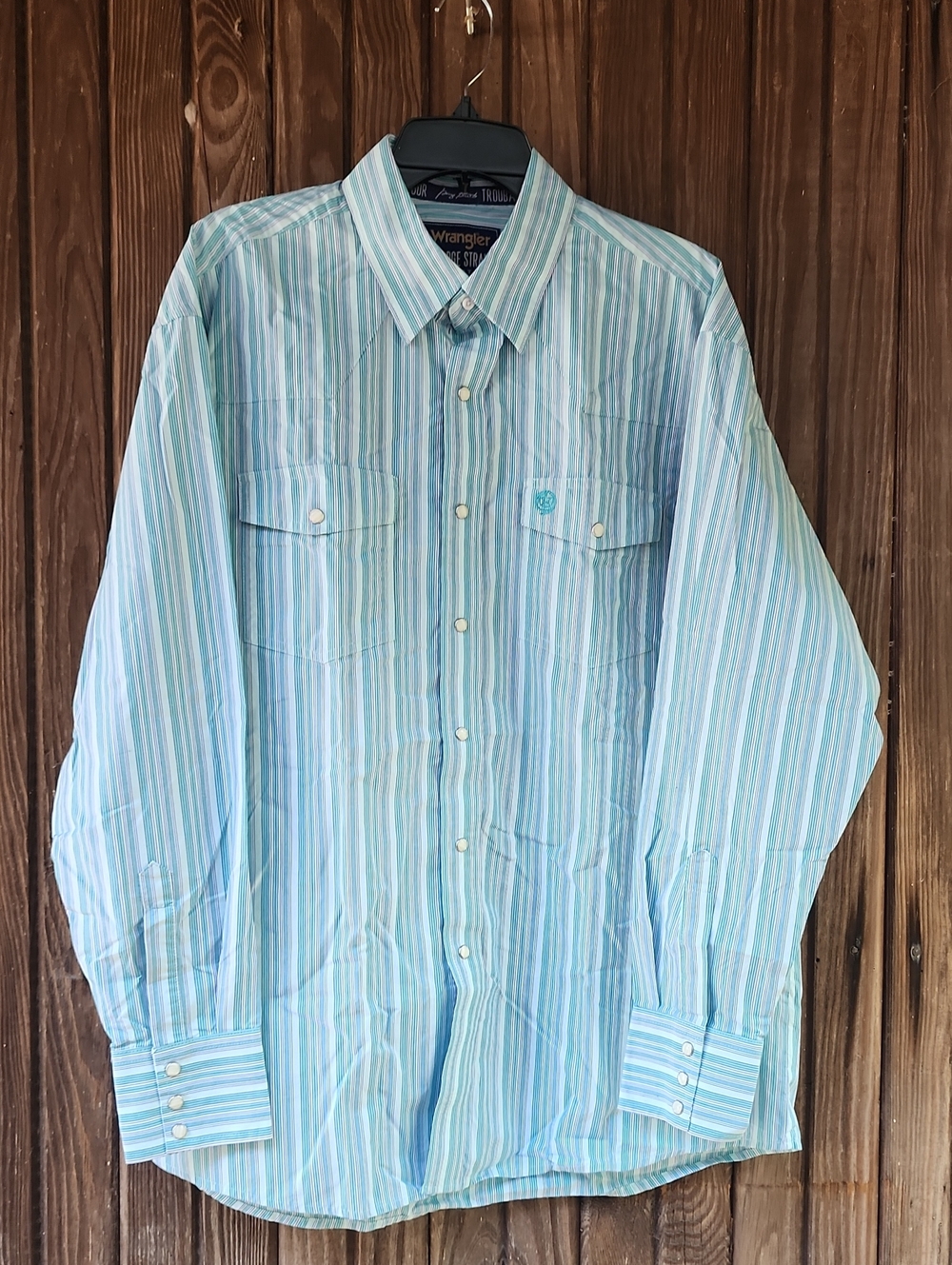 Wrangler Mens George Straight Button Down Shirt